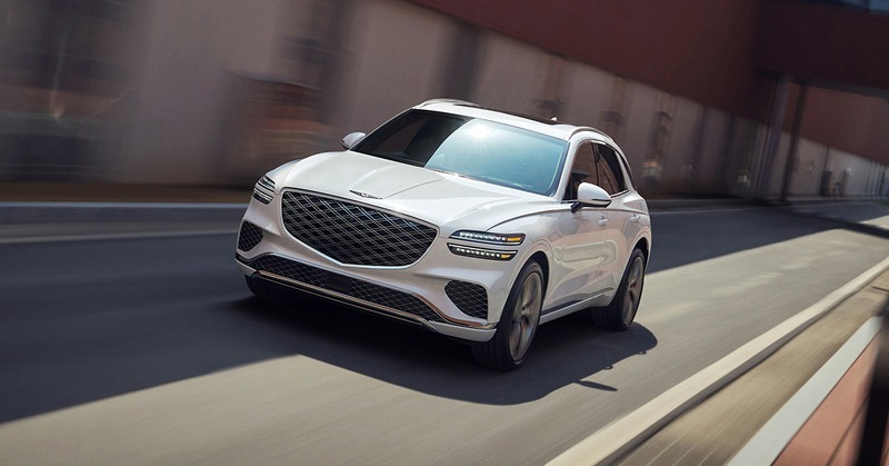 Front exterior view of Genesis GV70