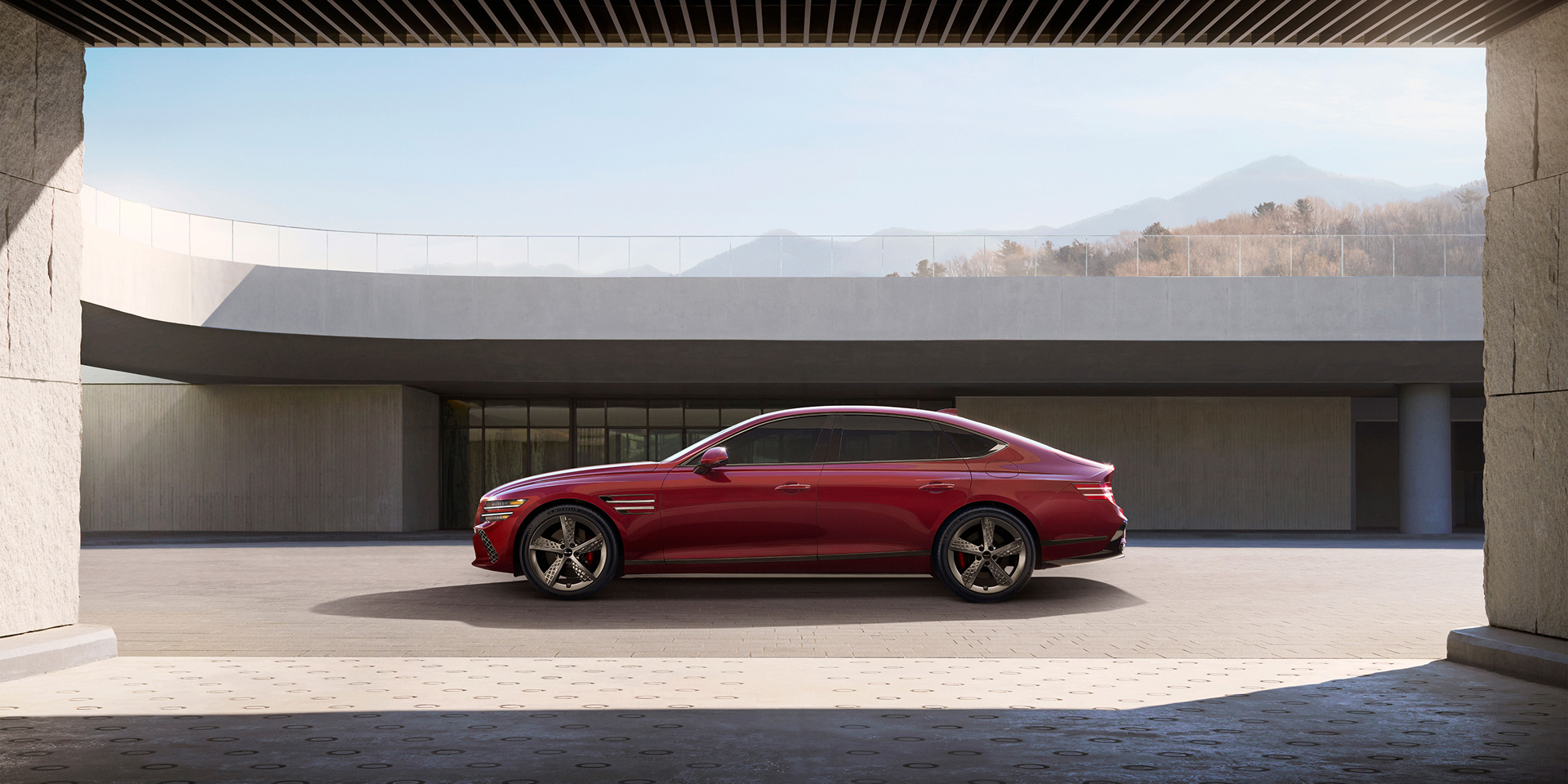 Quilted Nappa leather seating stitch detail