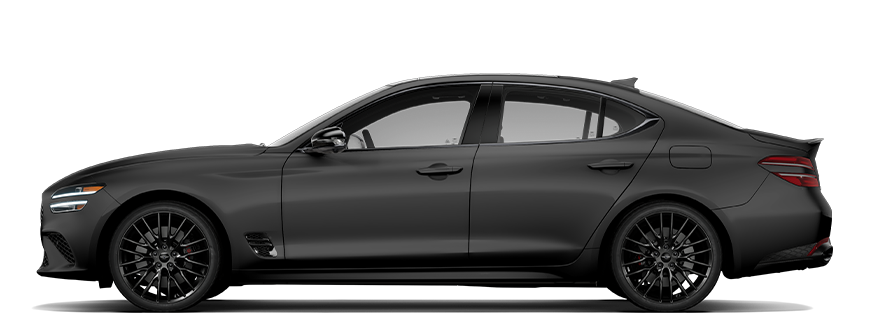 Side profile of Genesis G70