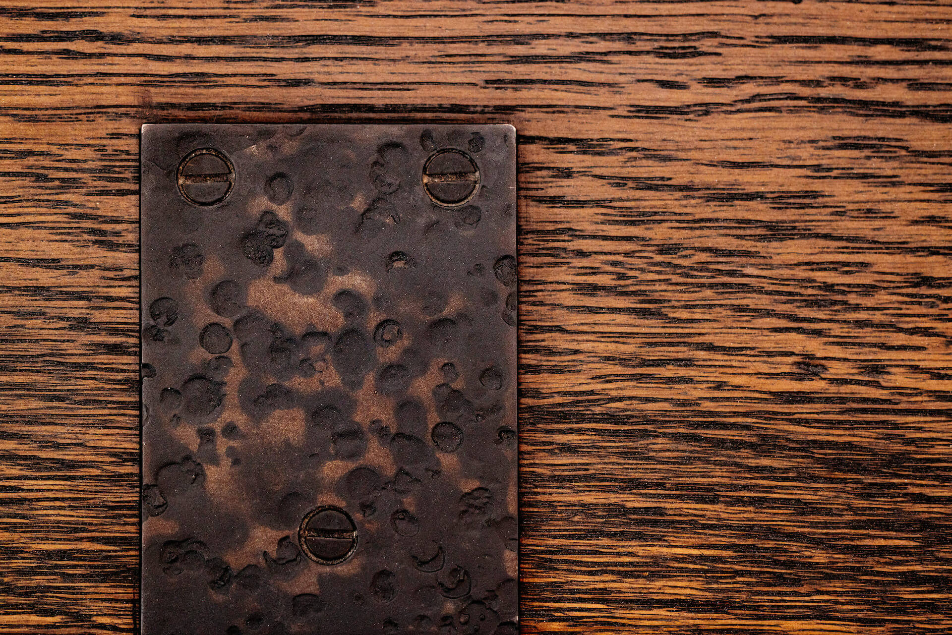 Hammered Brass Plate