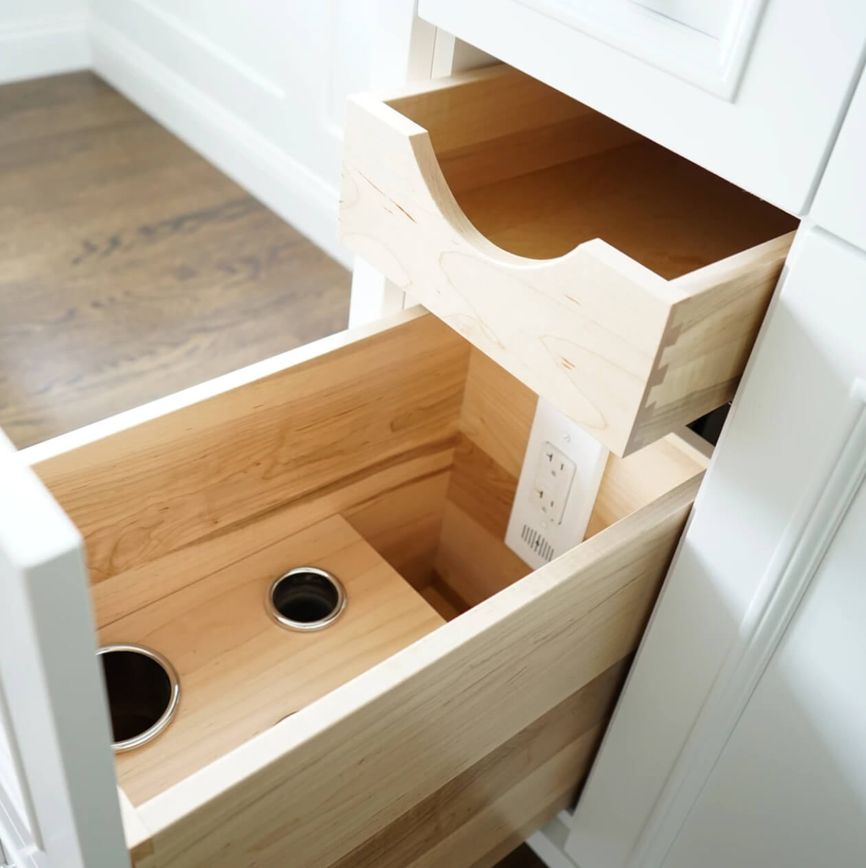 Vanity Drawer with Power