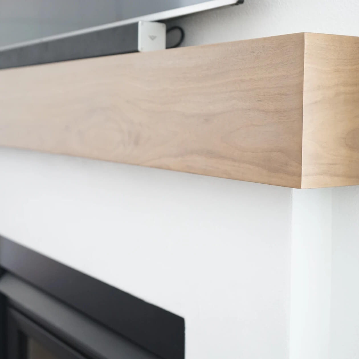 Light Wood Mantle