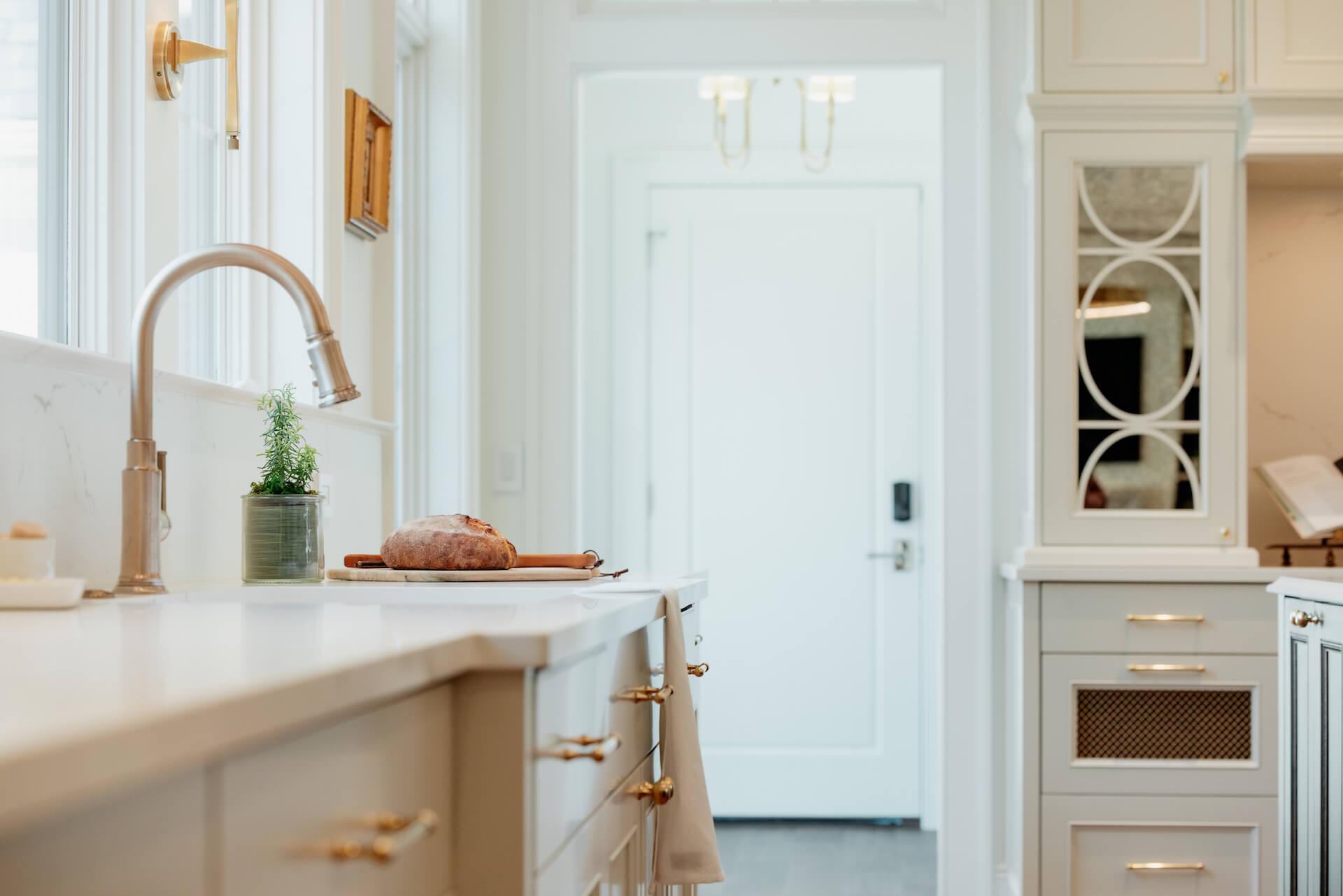 Kitchen Counter with High End Cabinets