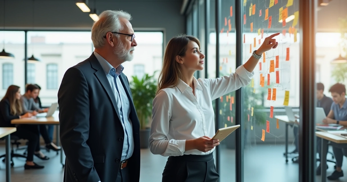 Mentoria e treinamento em ambiente corporativo
