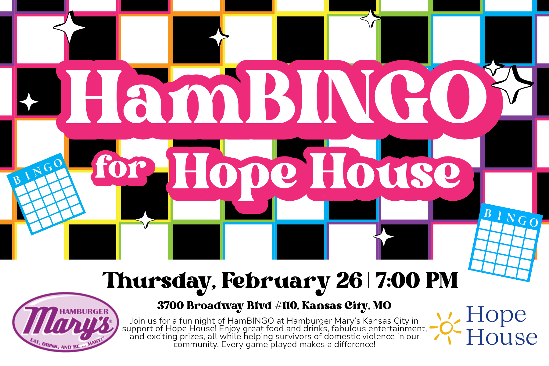 HamBINGO at Hamburger Mary's