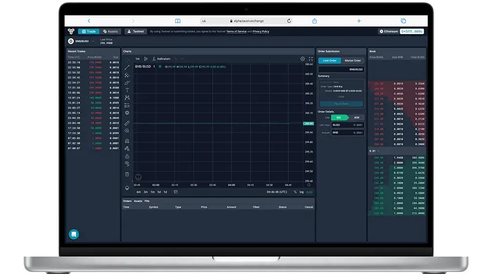 Tacen Exchange demonstration