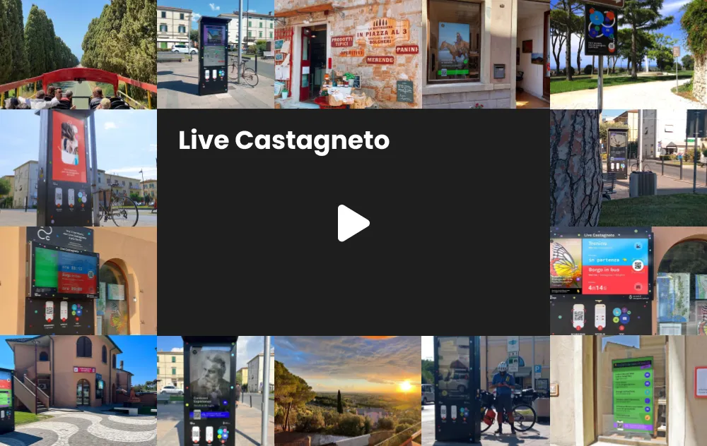 live castagneto case study case history livesignage digital signage software
