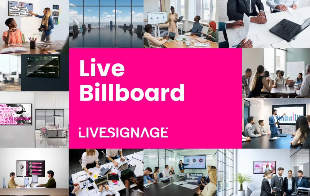 app live billboard livesignage digital signage