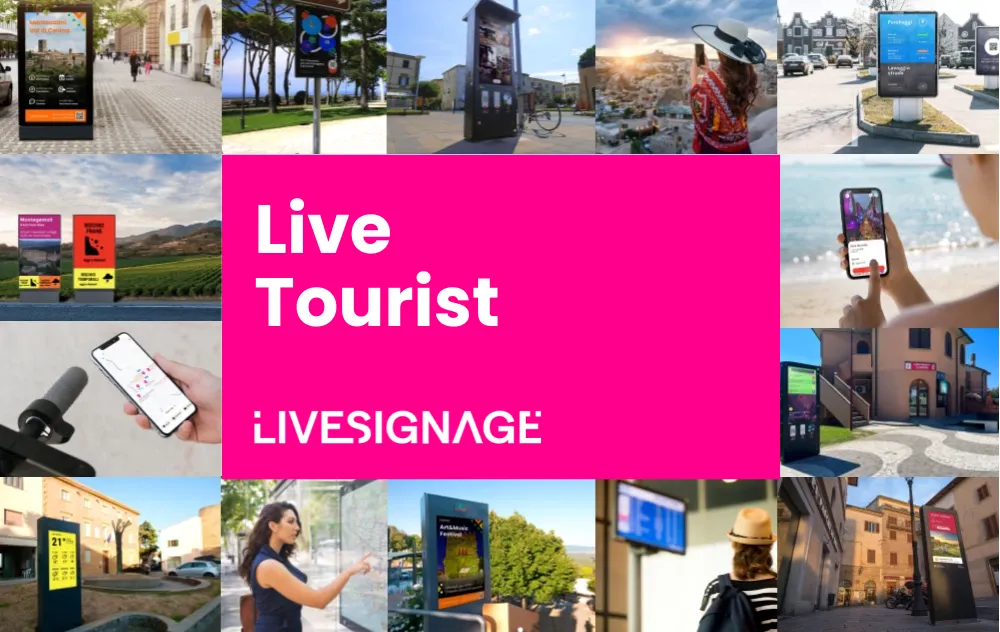 app live tourist livesignage digital signage