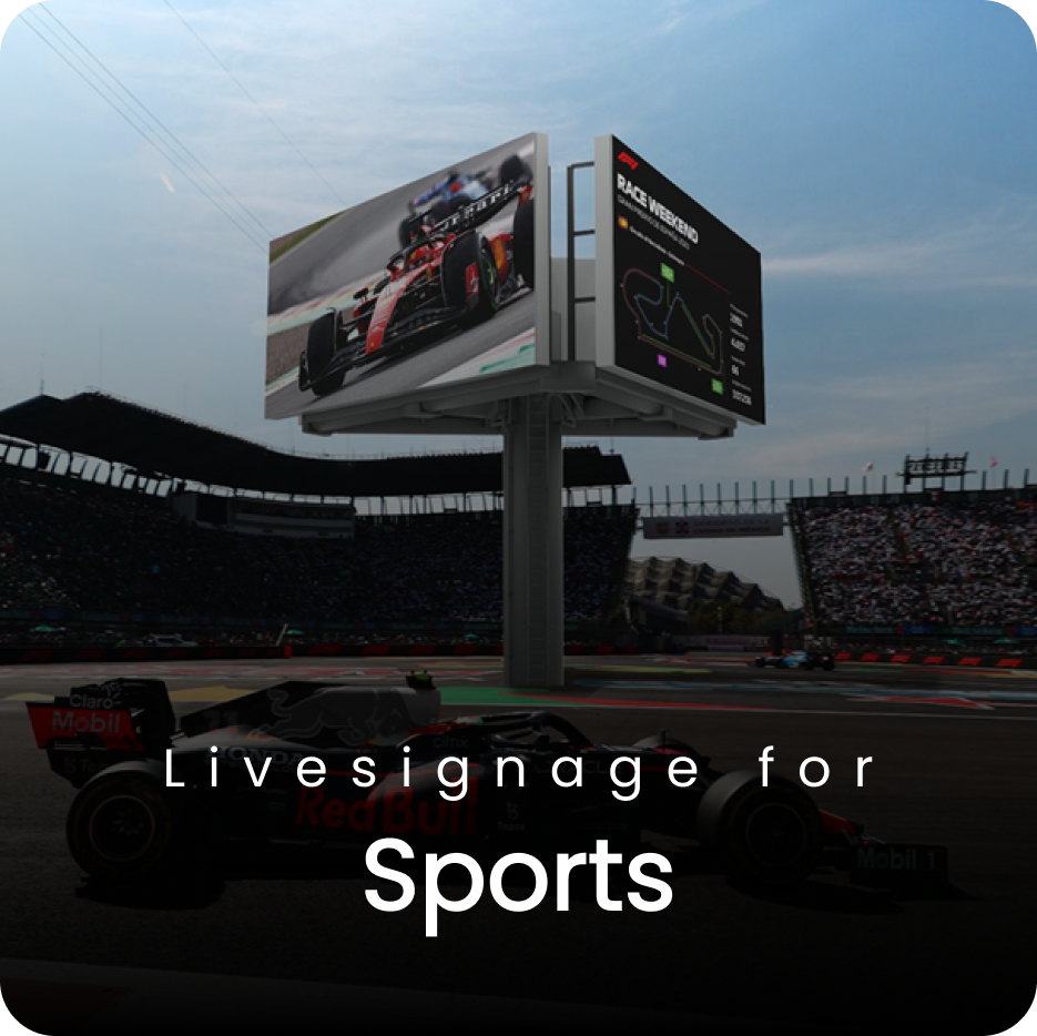 Livesignage for Sports
