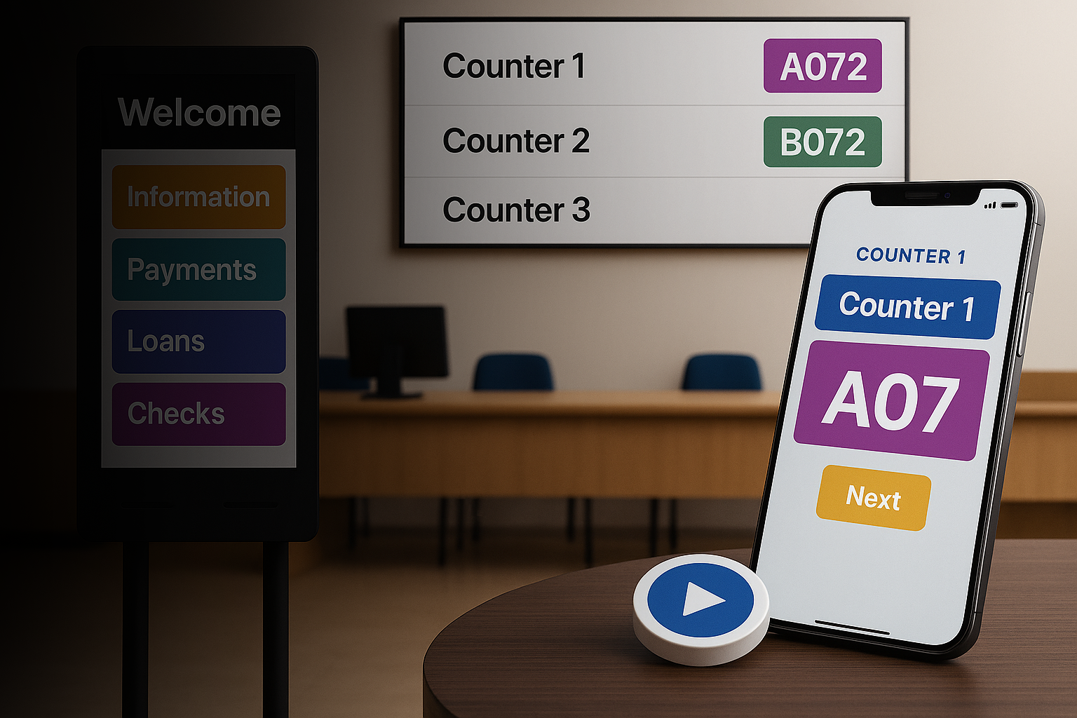 Queue Management with Livesignage
