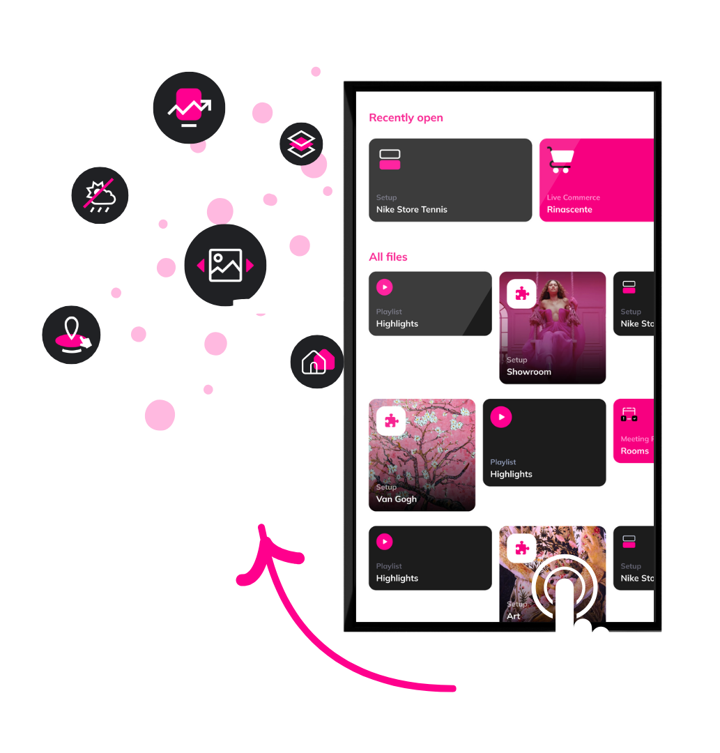 You can also use a remote to navigate Live Controller