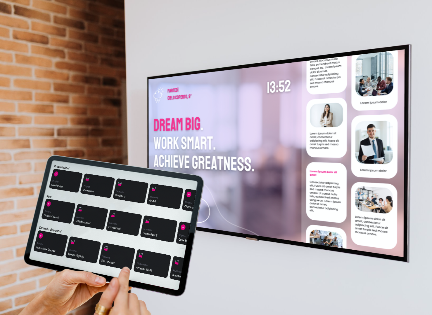 Live Controller corporate example