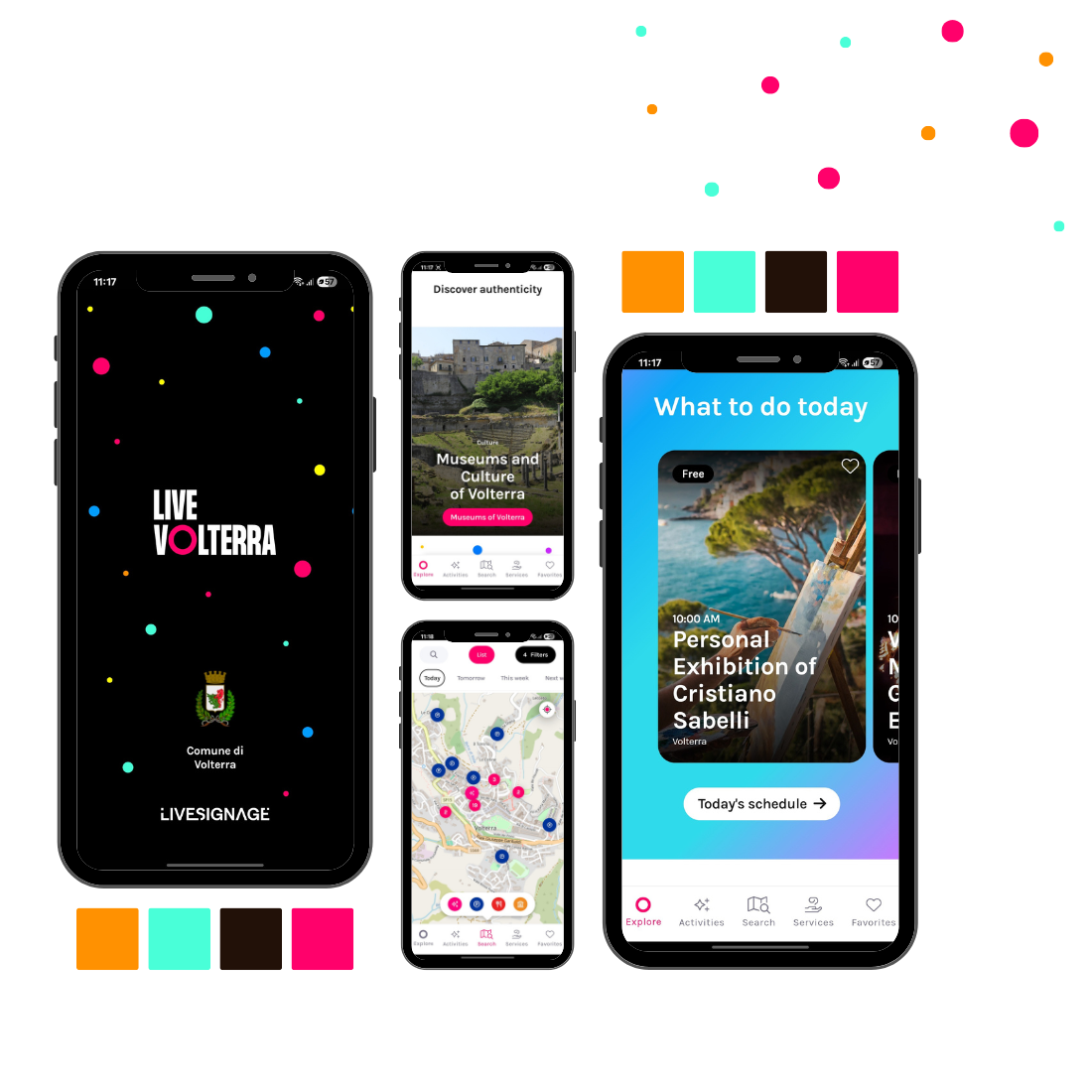 Live Volterra an app developed by Livesignage