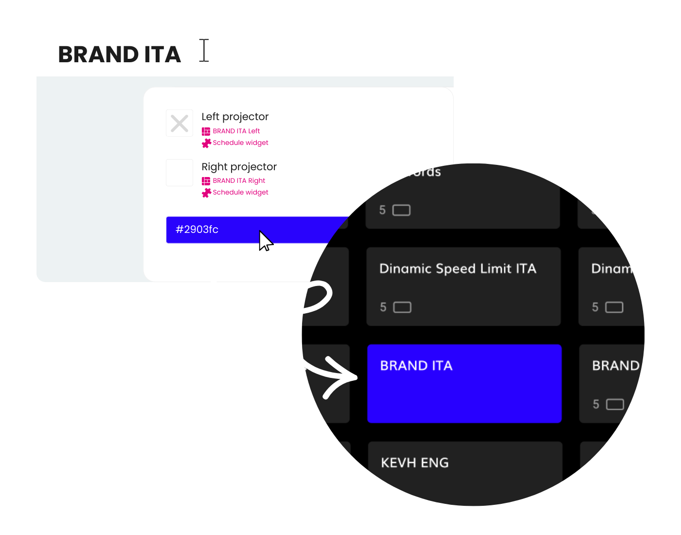 Live Billboard App Livesignage bacheca digitale con badge