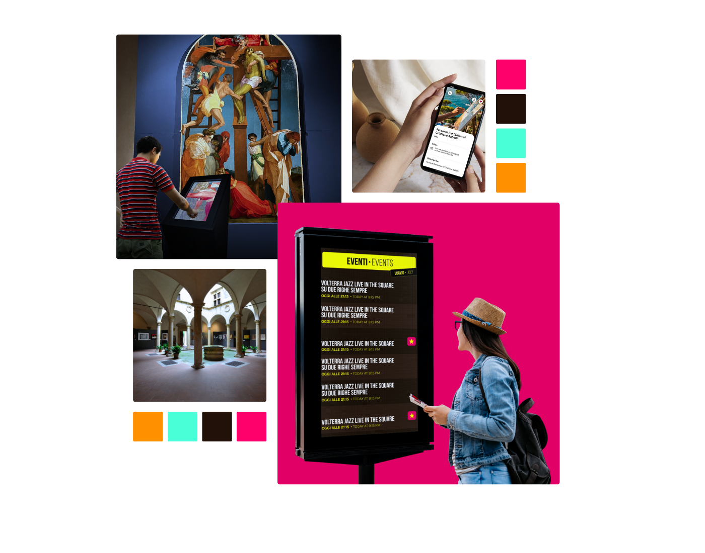 Live Volterra indoor and outdoor helping you explore Volterra and its cultural heritage