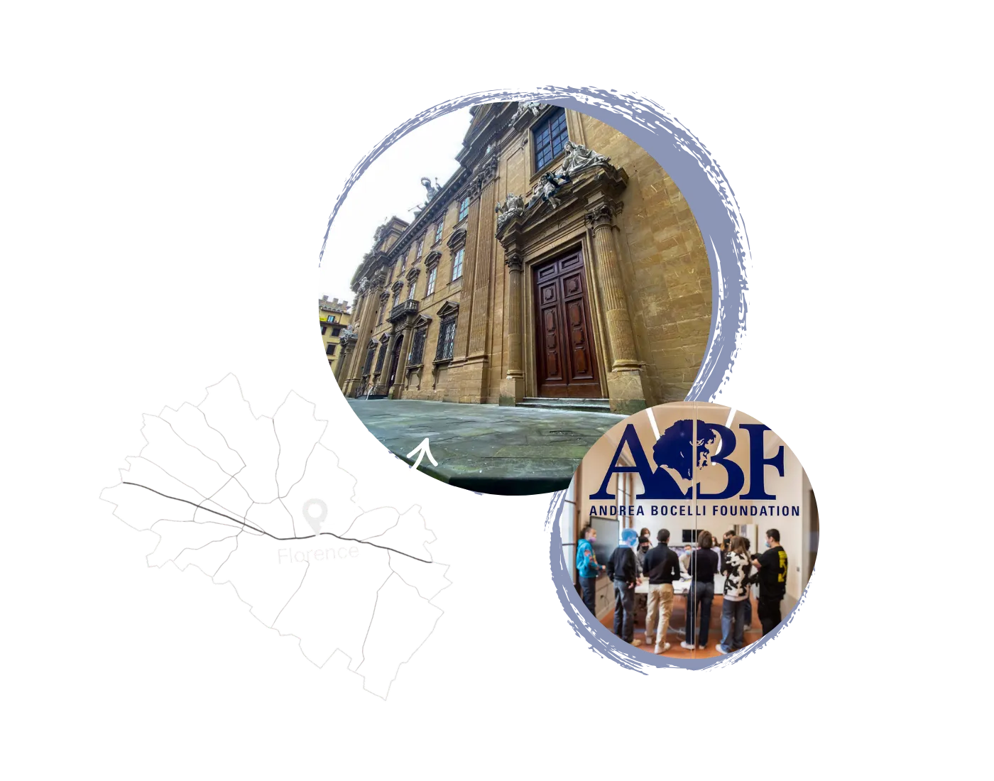 Andrea Bocelli Foundation building in Florence Tuscany