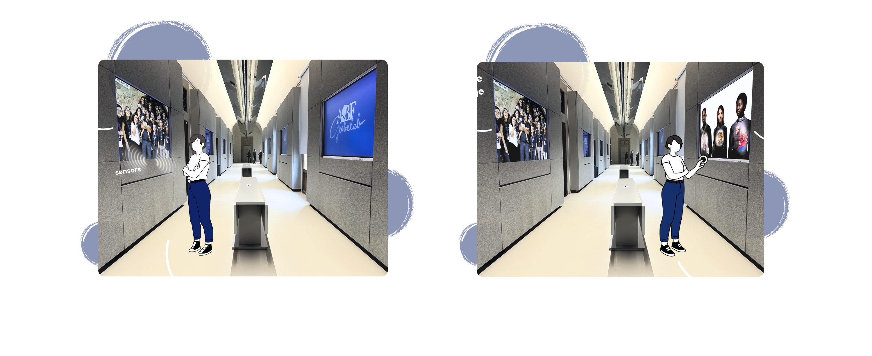 Andrea Bocelli Foundation Livesignage Experience Designer Project Proximity Sensors and IoT buttons