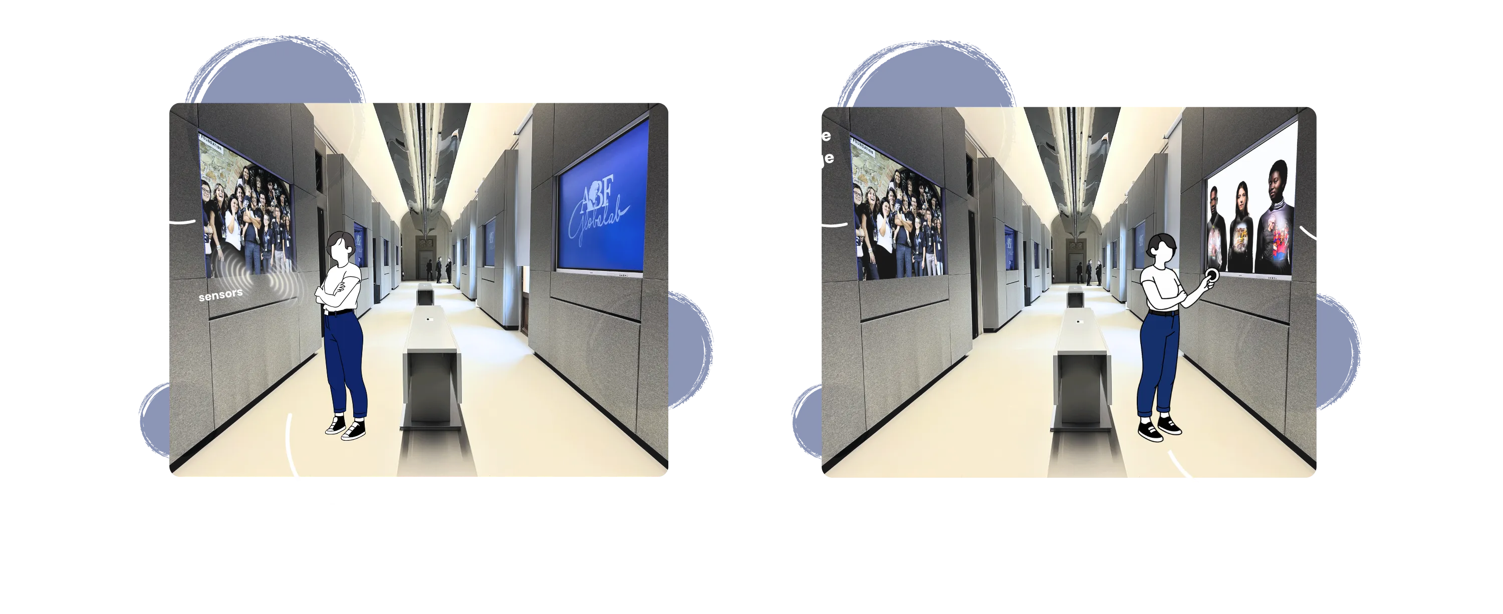 Andrea Bocelli Foundation Livesignage Experience Designer Project Proximity Sensors and IoT buttons