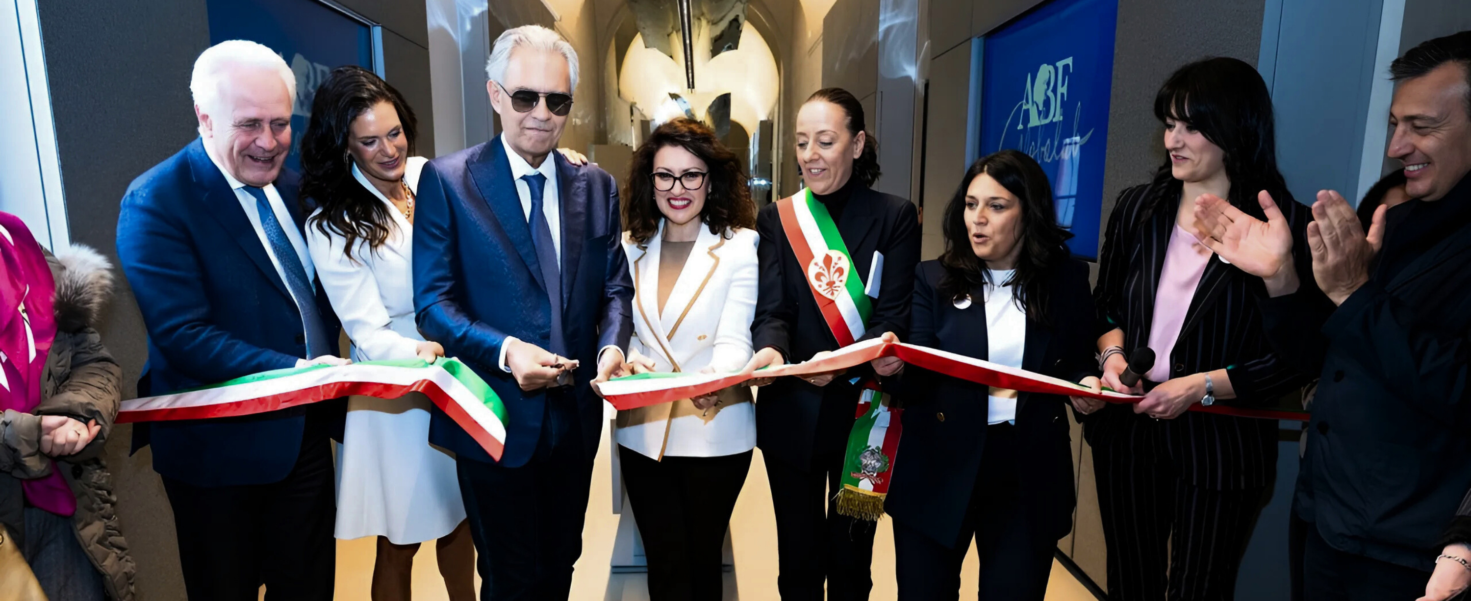 Andrea Bocelli Foundation Livesignage Experience Designer Project inauguration day