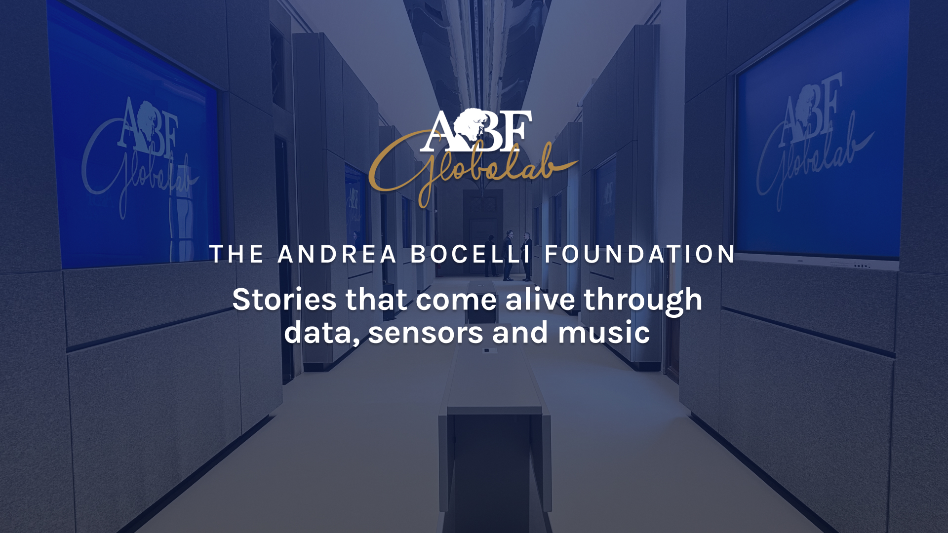 Livesignage for Andrea Bocelli Foundation