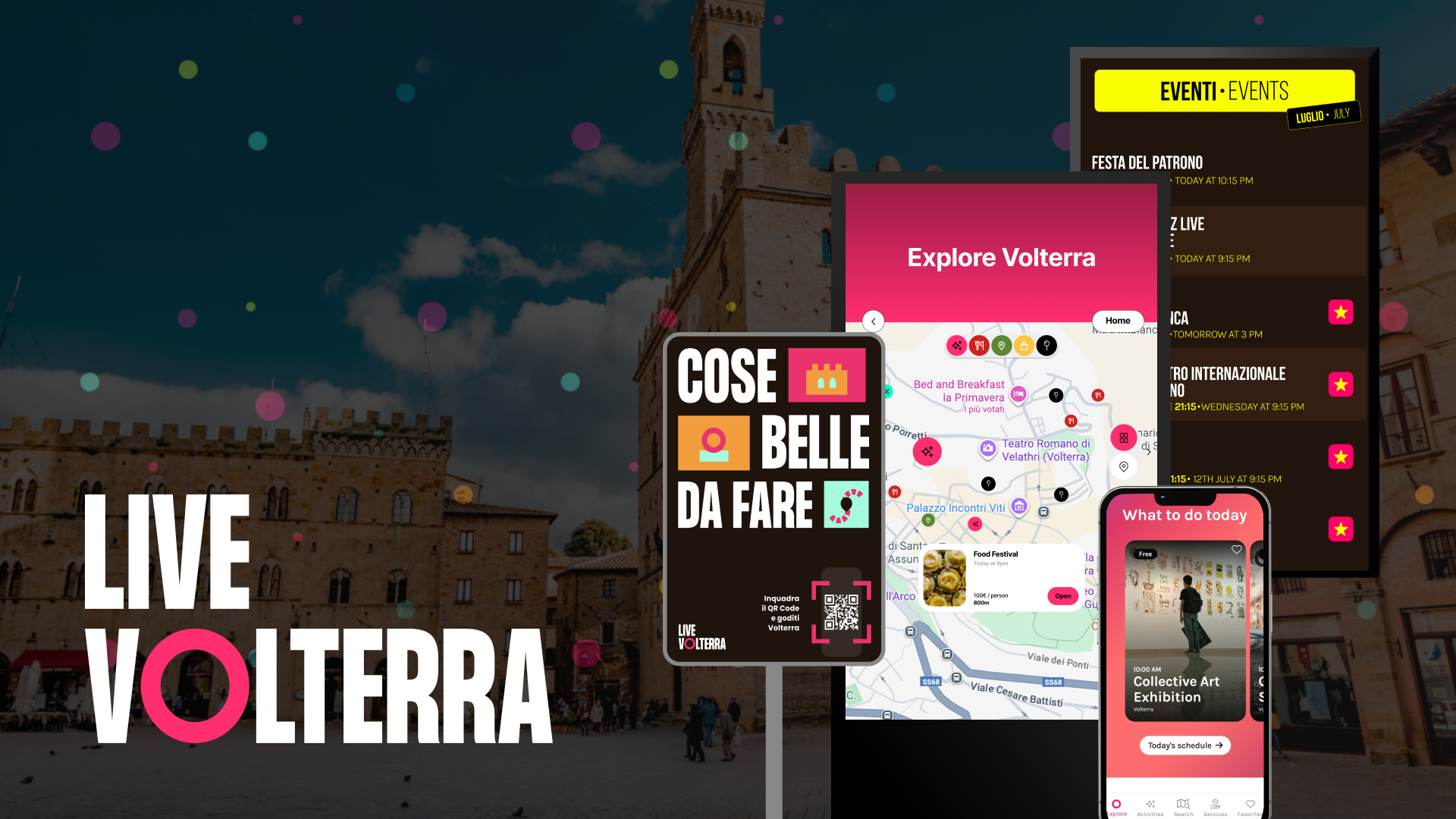 Livesignage for Volterra, Smart City and Tourism