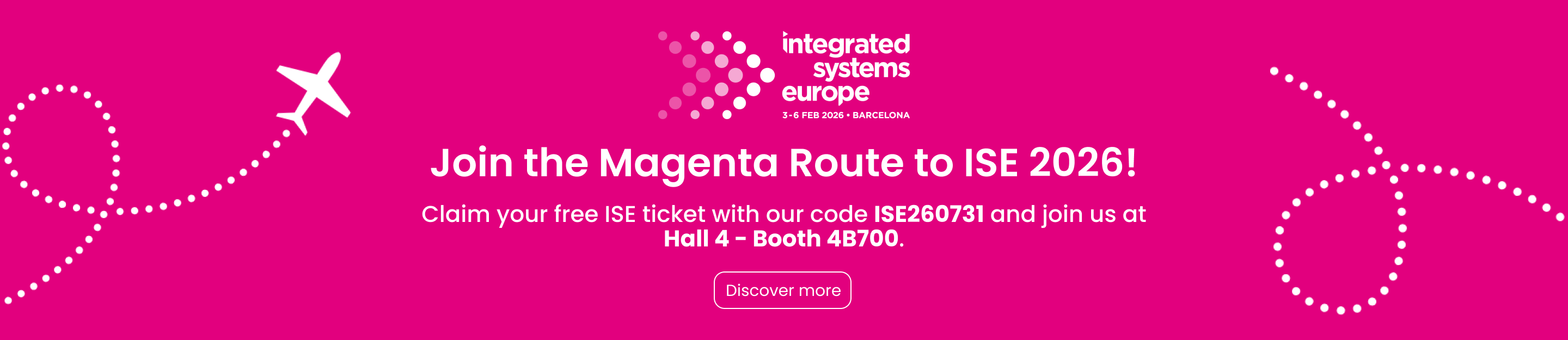 Livesignage at ISE 2026 booth 4B700 use code ISE260731