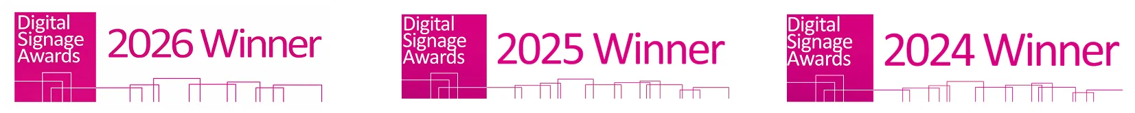 Livesignage Digital Signage Awards Winners 2024&2025