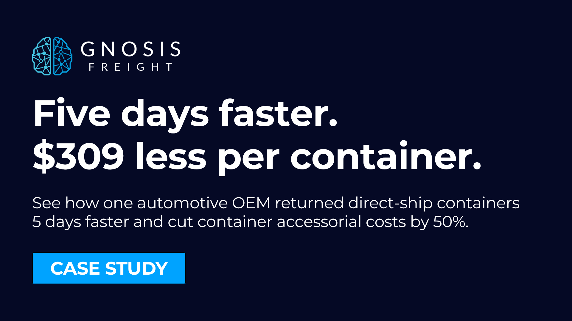 Gnosis Freight Success Story