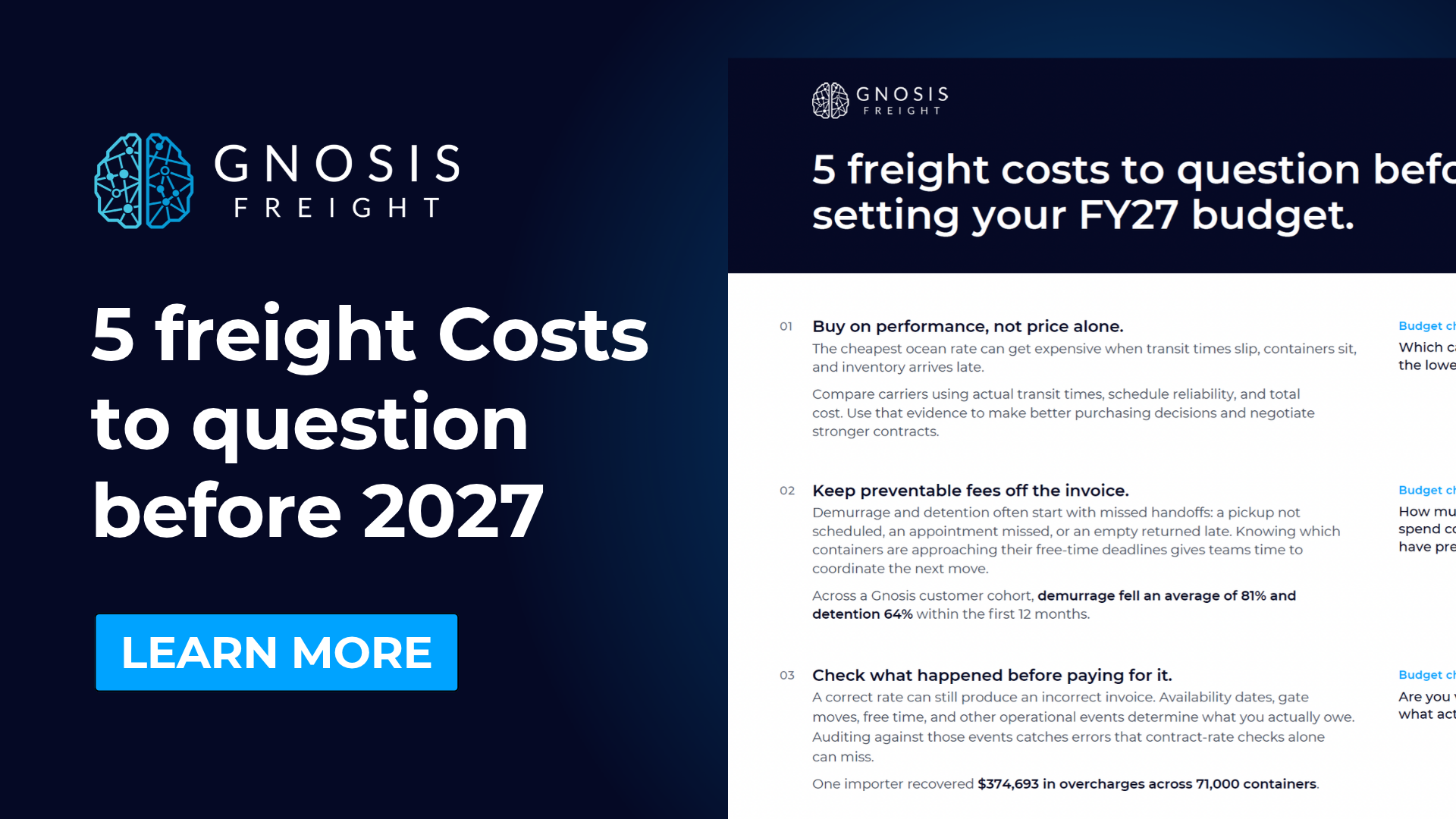 Gnosis Freight Success Story