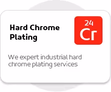 Hard Chrome Plating, We are expert industrial hard chrome plating services