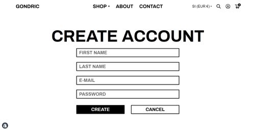 Customer register