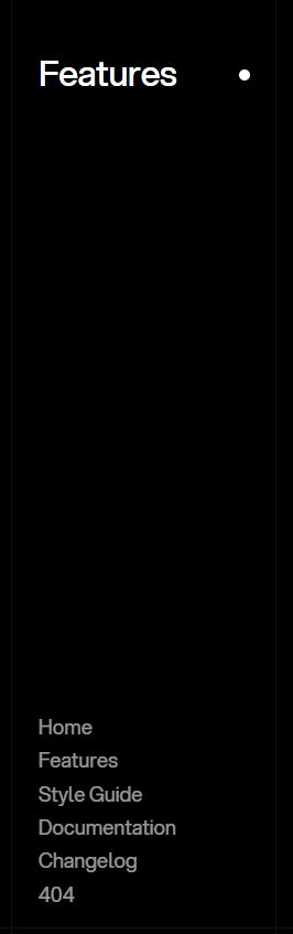 Secondary navigation