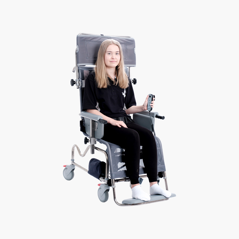 Electric Tilt-in-Space Shower Cradle 