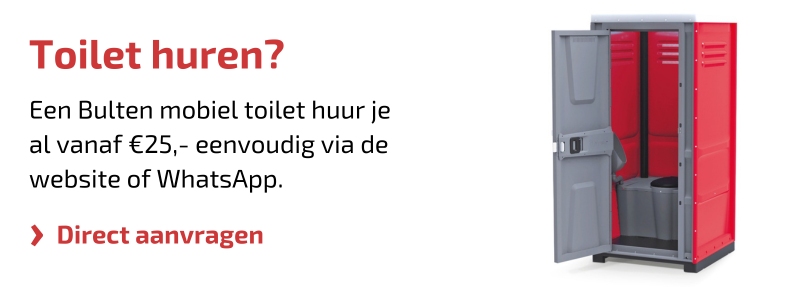 toilet huren vanaf 15 euro per week