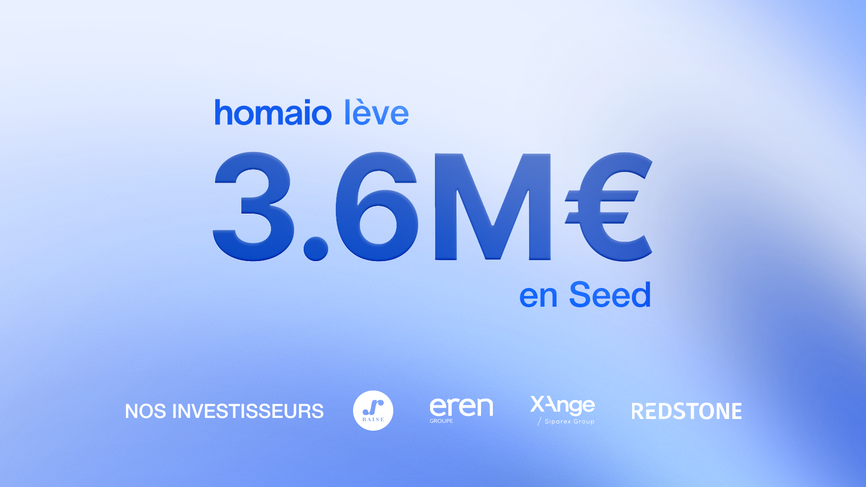 Homaio lève €3.6M en Seed