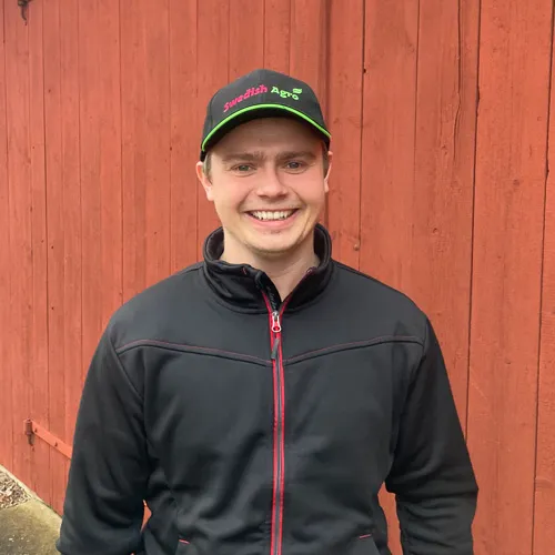 Picture of Niklas Svensson, a Swedish Farmer who uses Cordulus Farm