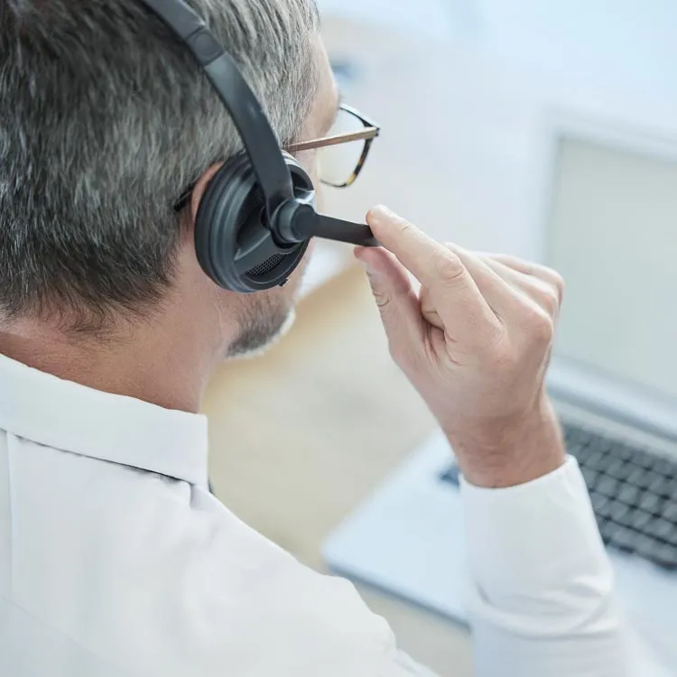 Cordulus employee ready to take a call from you