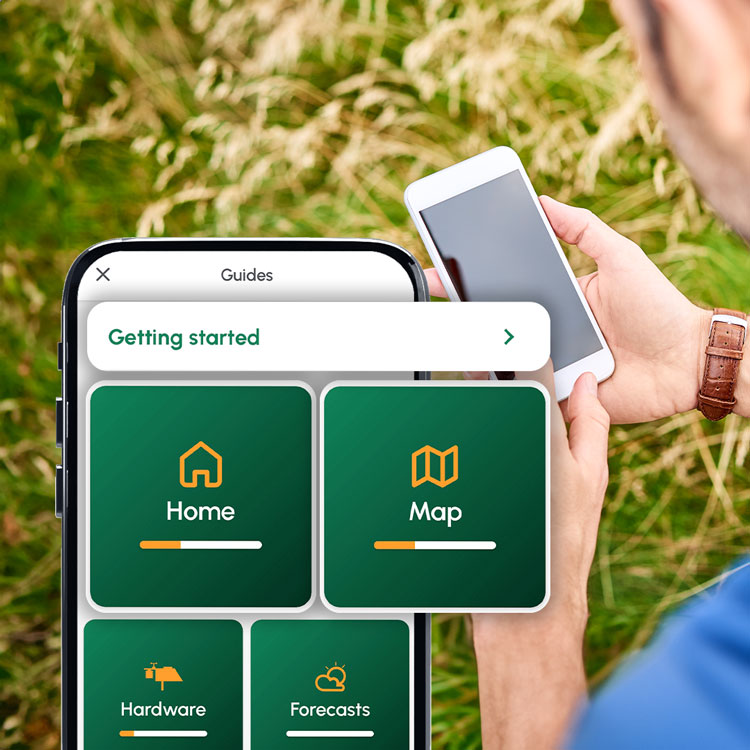 Cordulus farm Wetter-App mit Anleitungen