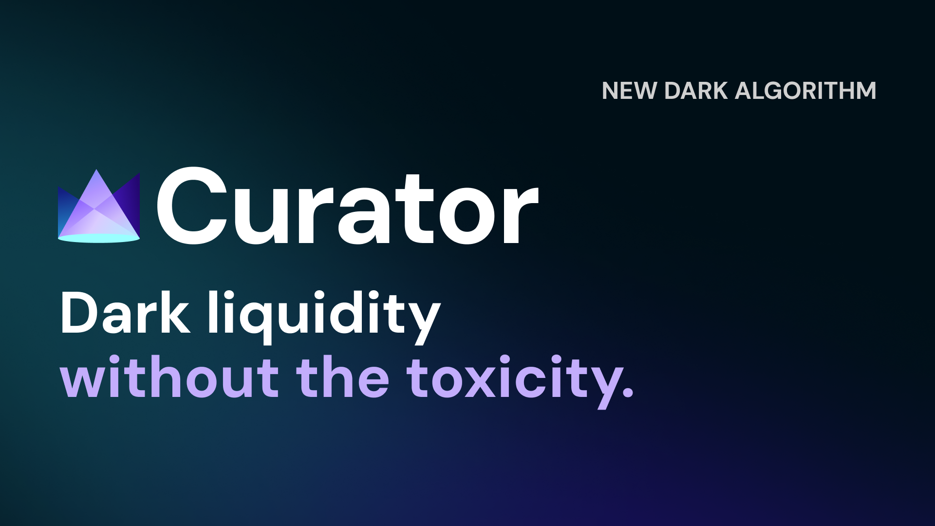 BestEx Research Launches Curator, a Dark Algorithm Designed to Move Beyond Aggregation and Systematically Address the Cost Gaps of Dark Execution