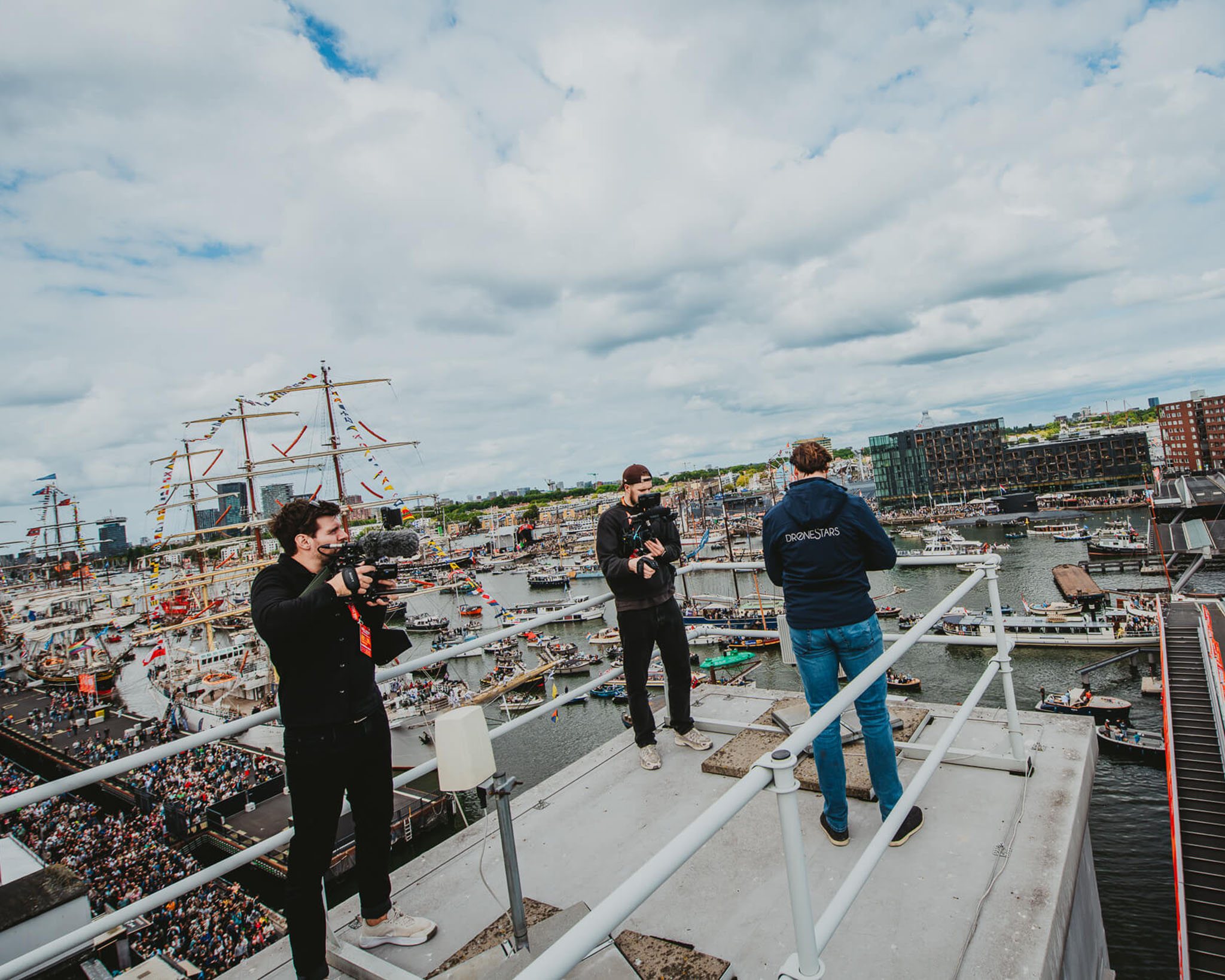 Cinematographer on the set