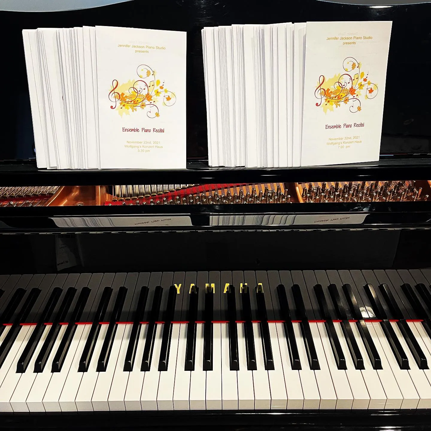 piano and music book