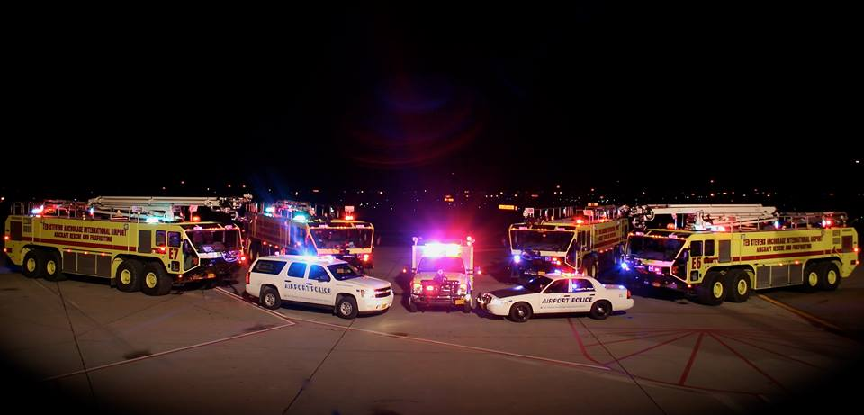 Airport emergency vehicles