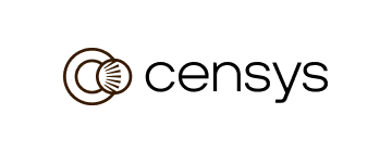 Cenesys wordmark logo in black with a circular emblem combining a stylized leaf and a sun on the left.
