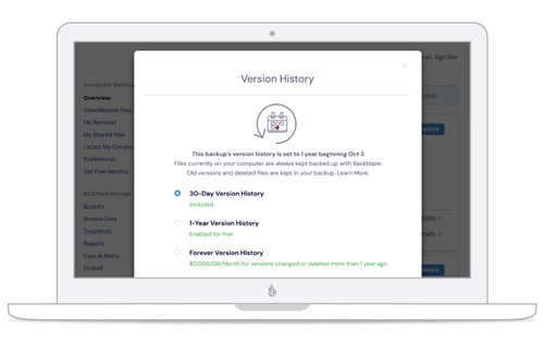 File Retention Version History : Access Previous Versions of Your Files