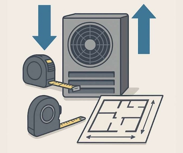Properly sizing the HVAC system for the home or space is crucial. 