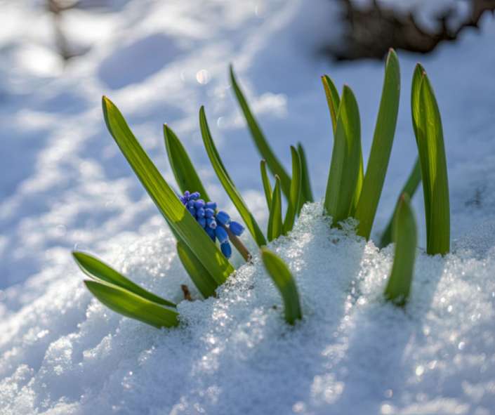 Spring brings warm and cool weather alike.