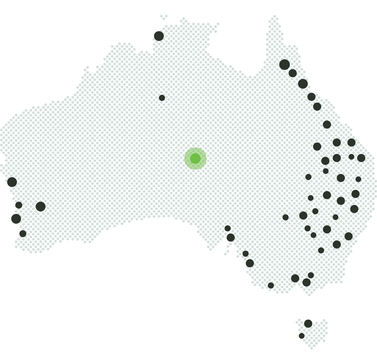 icon map of australia