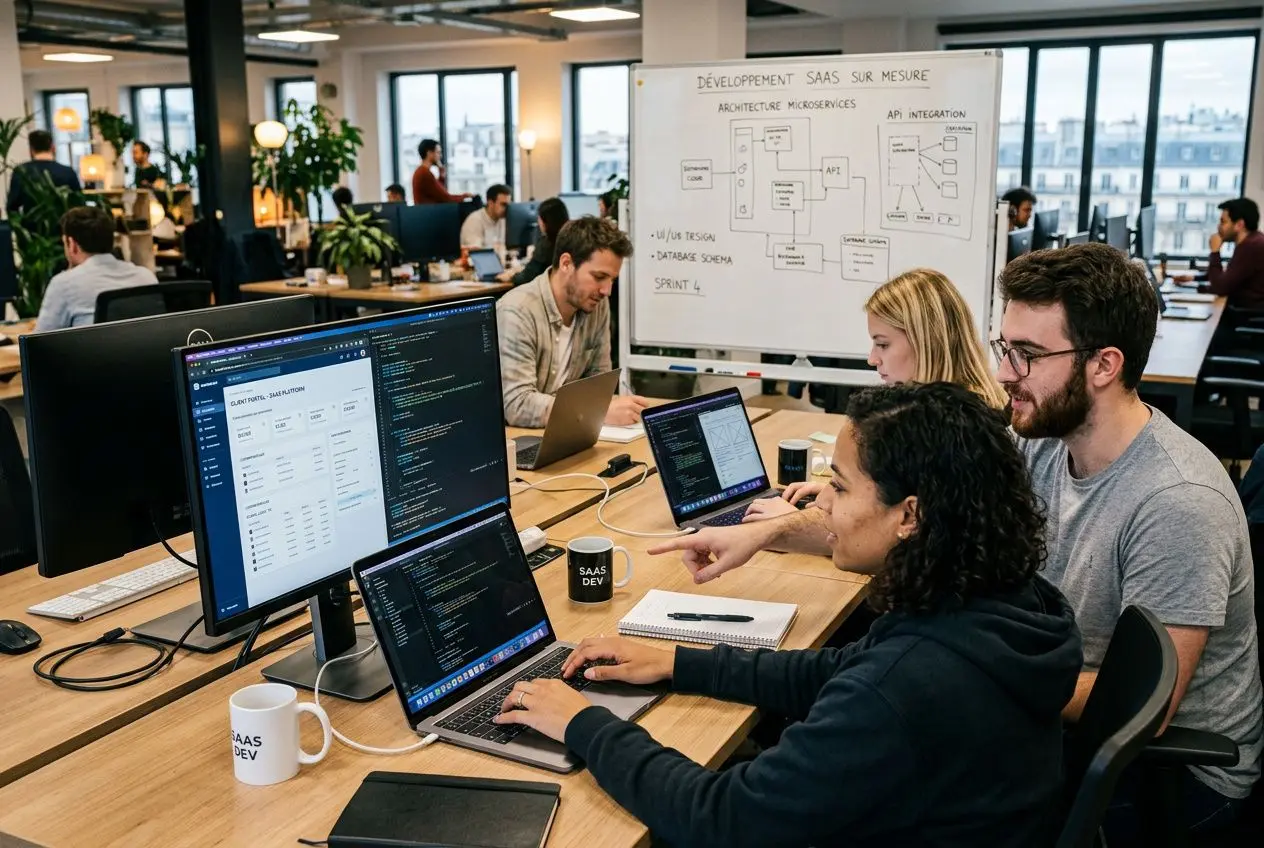 Illustration de l'article : Développement saas sur mesure : solutions saas pour entreprises