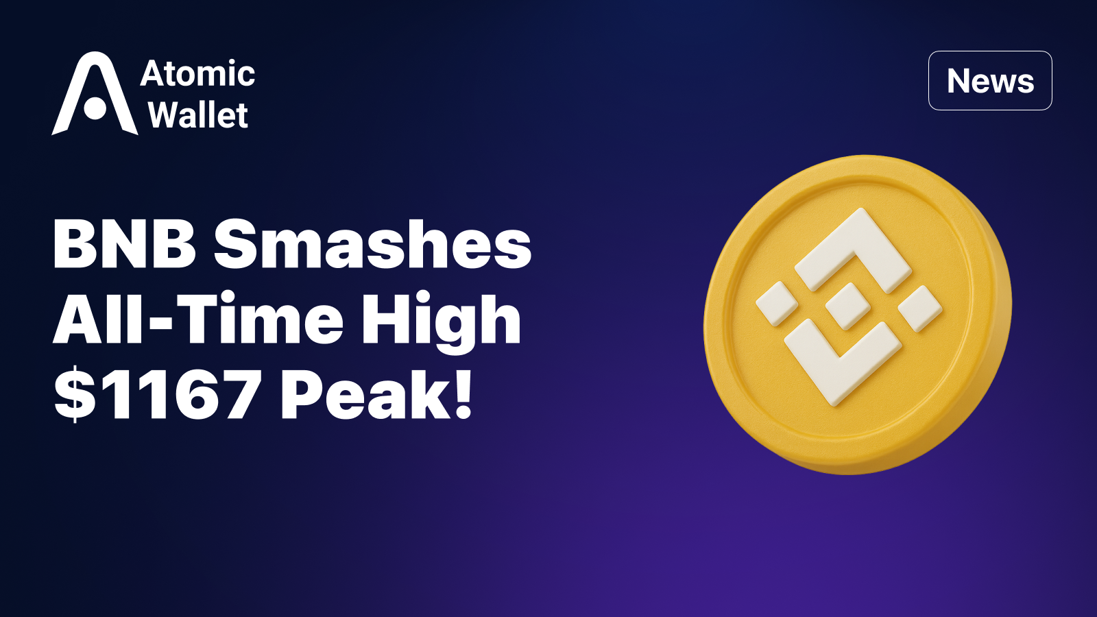 BNB Smashes All-Time High: $1167 Peak!